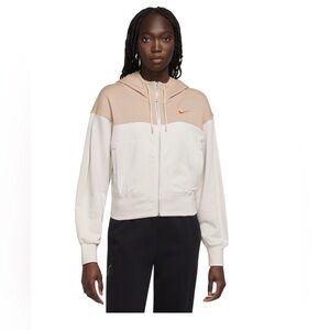 Nike Sportswear City Utility Fleece Full-Zip Women's Tan Jacket